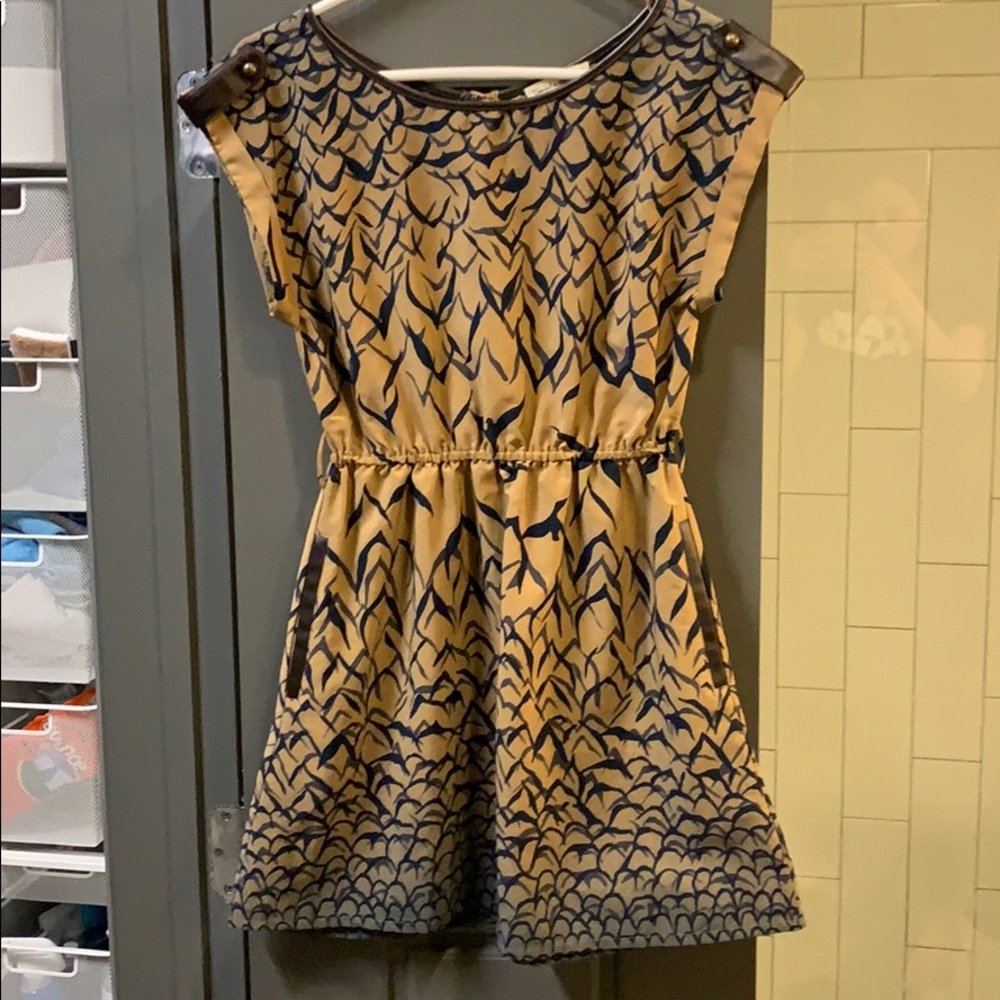 The birds mini dress